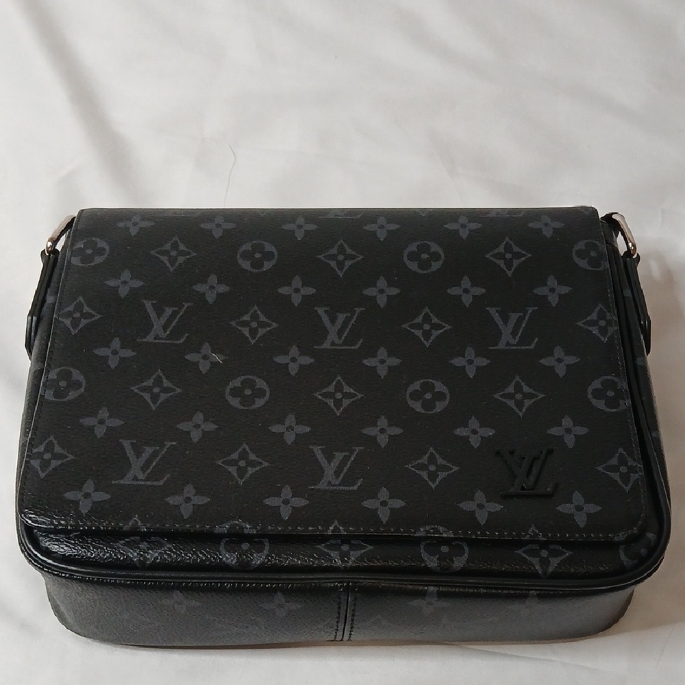 Louis Vuitton Dark Gray Monogram Shoulder Bag
